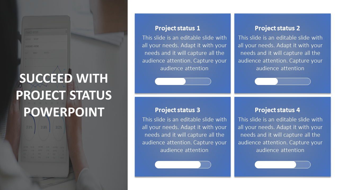Project Status PowerPoint Presentation & Google Slides